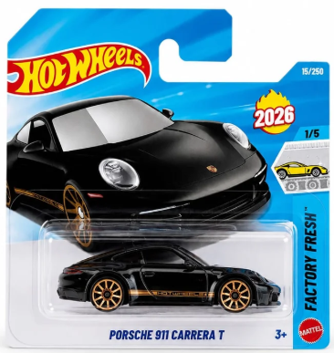 Hot Wheels Porsche 911 Carrera T - Factory Fresh JJK80-N521