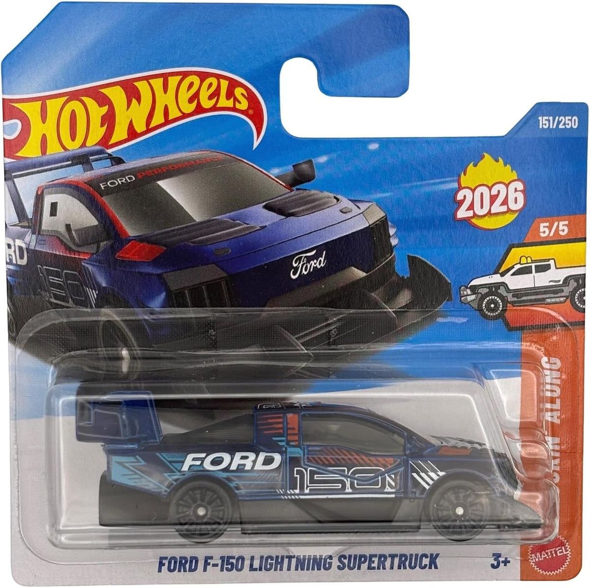Hot Wheels Ford F-150 Lightning Supertruck - Truckin' Along JJH52-N521