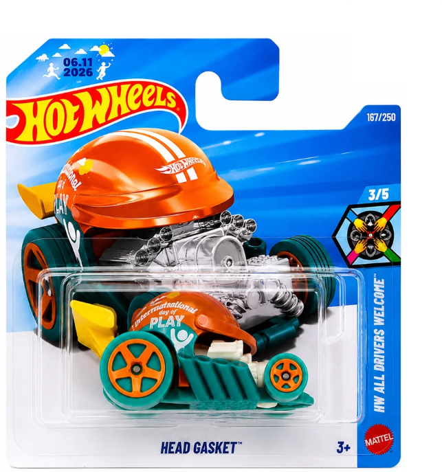 Hot Wheels Head Gasket - HW All Drivers Welcome JJK11-N521