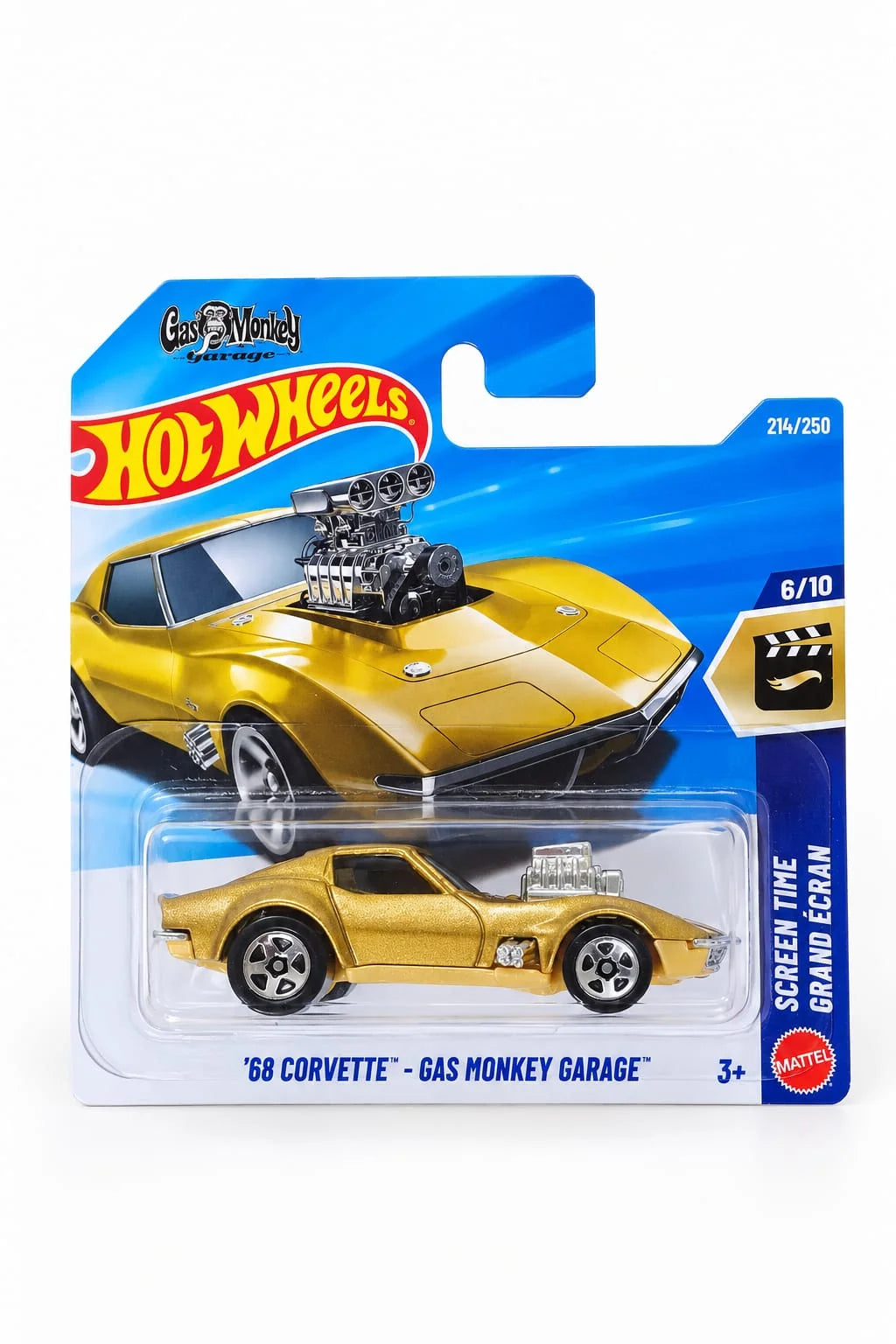 Hot Wheels 68 Corvette - Gas Monkey Garage - Screen Time JJK47-N521