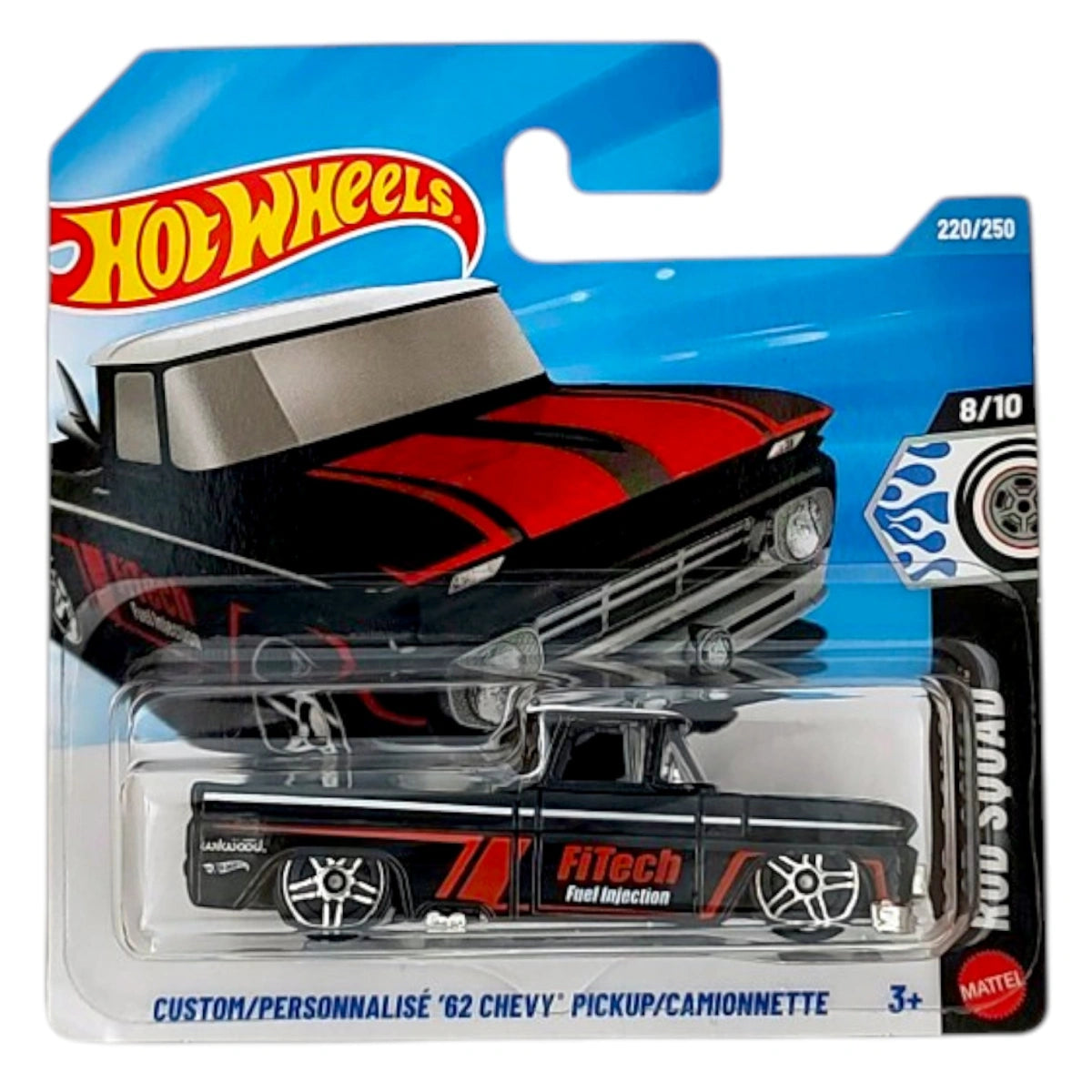 Hot Wheels Custom 62 Chevy Pickup - Rod Squad JJK49-N521