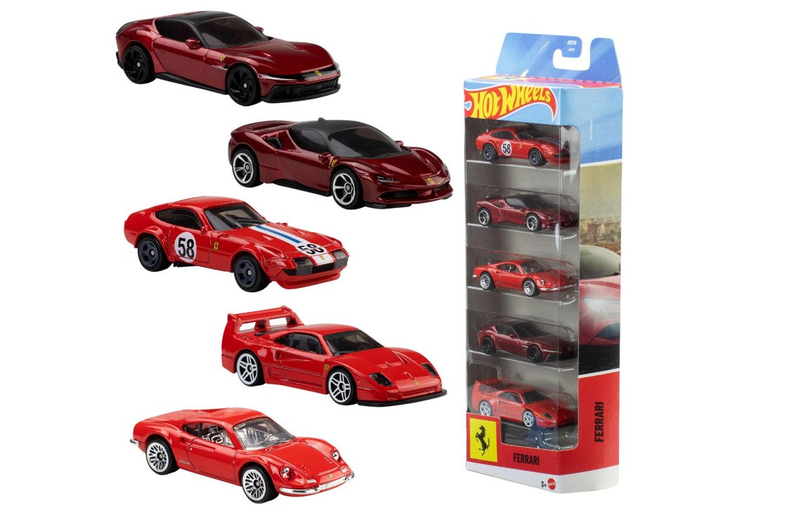 Hot Wheels Ferrari 5-Pack