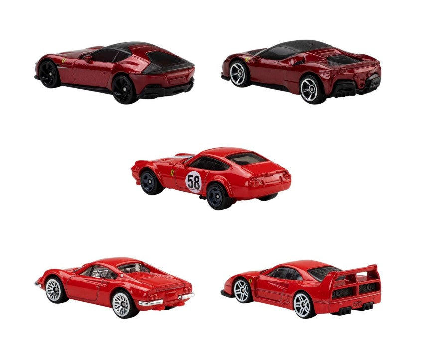 Hot Wheels Ferrari 5-Pack