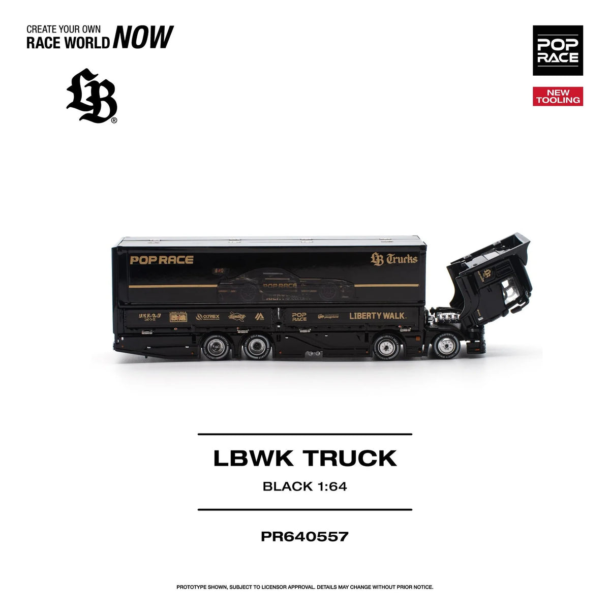 *PRE-ORDER* Pop Race - LBWK TRUCK - Black