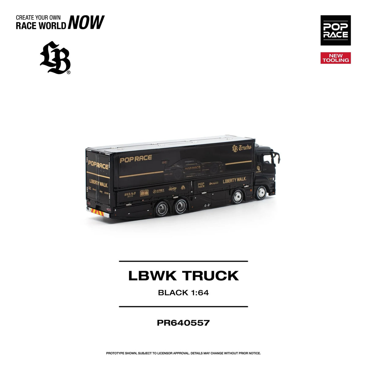*PRE-ORDER* Pop Race - LBWK TRUCK - Black