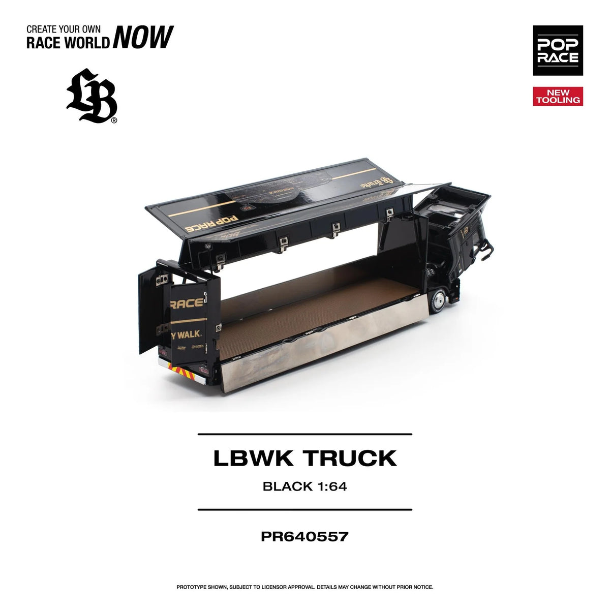 *PRE-ORDER* Pop Race - LBWK TRUCK - Black