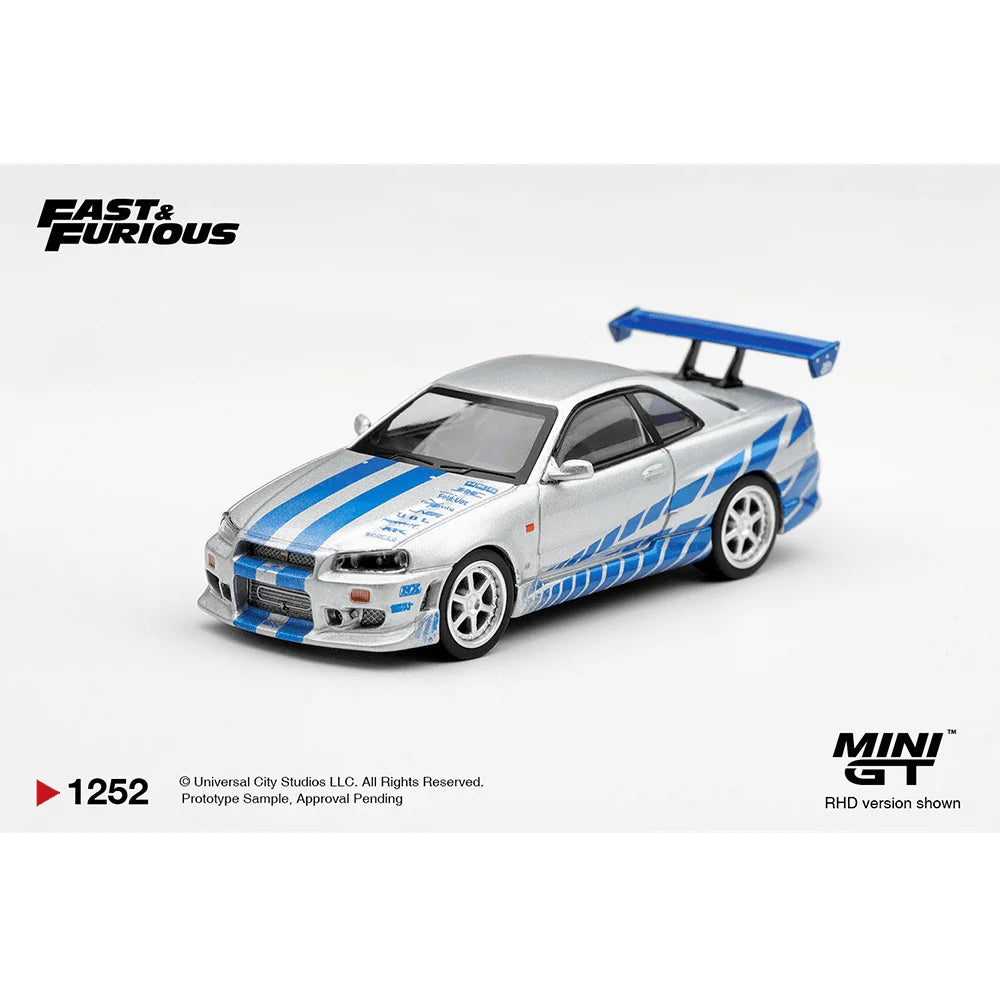 *PRE-ORDER* - Mini GT - Nissan Skyline GT-R C-West “2 Fast 2 Furious” Brian O’Conner – Limited Edition