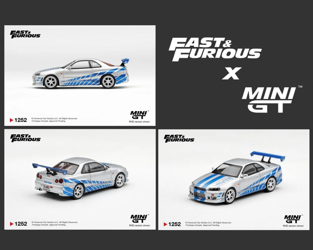 *PRE-ORDER* - Mini GT - Nissan Skyline GT-R C-West “2 Fast 2 Furious” Brian O’Conner – Limited Edition