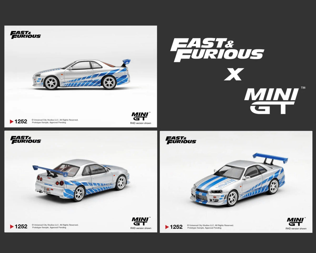 *PRE-ORDER* - Mini GT - Nissan Skyline GT-R C-West “2 Fast 2 Furious” Brian O’Conner – Limited Edition